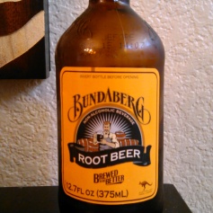 Bundaberg Root Beer Glass Bottle