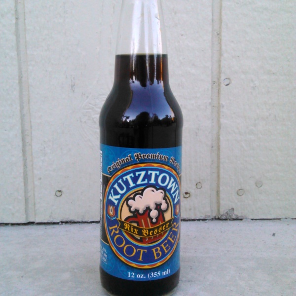 Kutztown Root Beer Glass Bottle