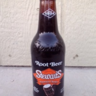 Stewart's Root Beer Glass Bottle