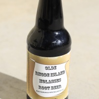 Olde Rhode Island Molasses Root Beer Glass Bottle